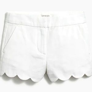 J. Crew Scalloped Shorts